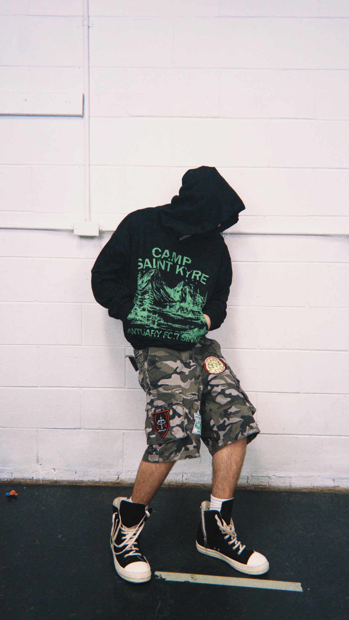 BLACK SK CAMPER SHORTS