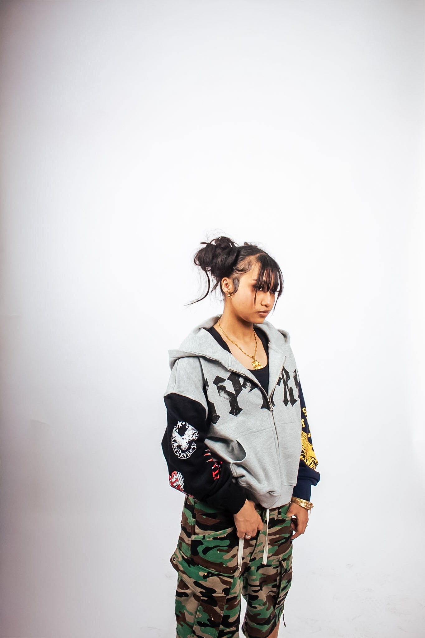 GREY PRJCT SAINT ZIP-UP