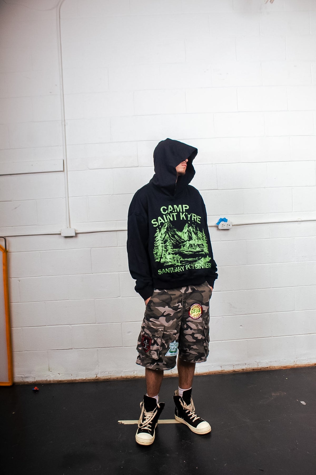 BLACK SK CAMPER SHORTS